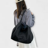 Aud - Premium Stor Canvas-shoppertaske