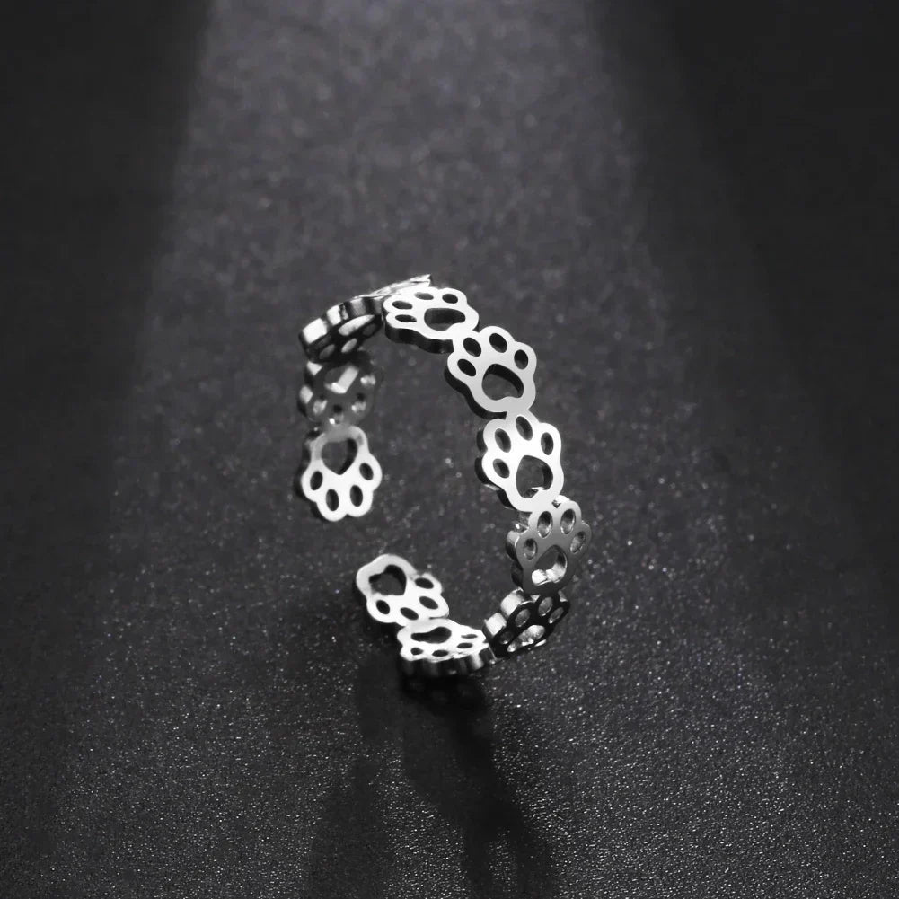 PatteD'Amour™ | Justerbar Stålring