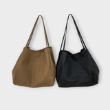 Aud - Premium Stor Canvas-shoppertaske