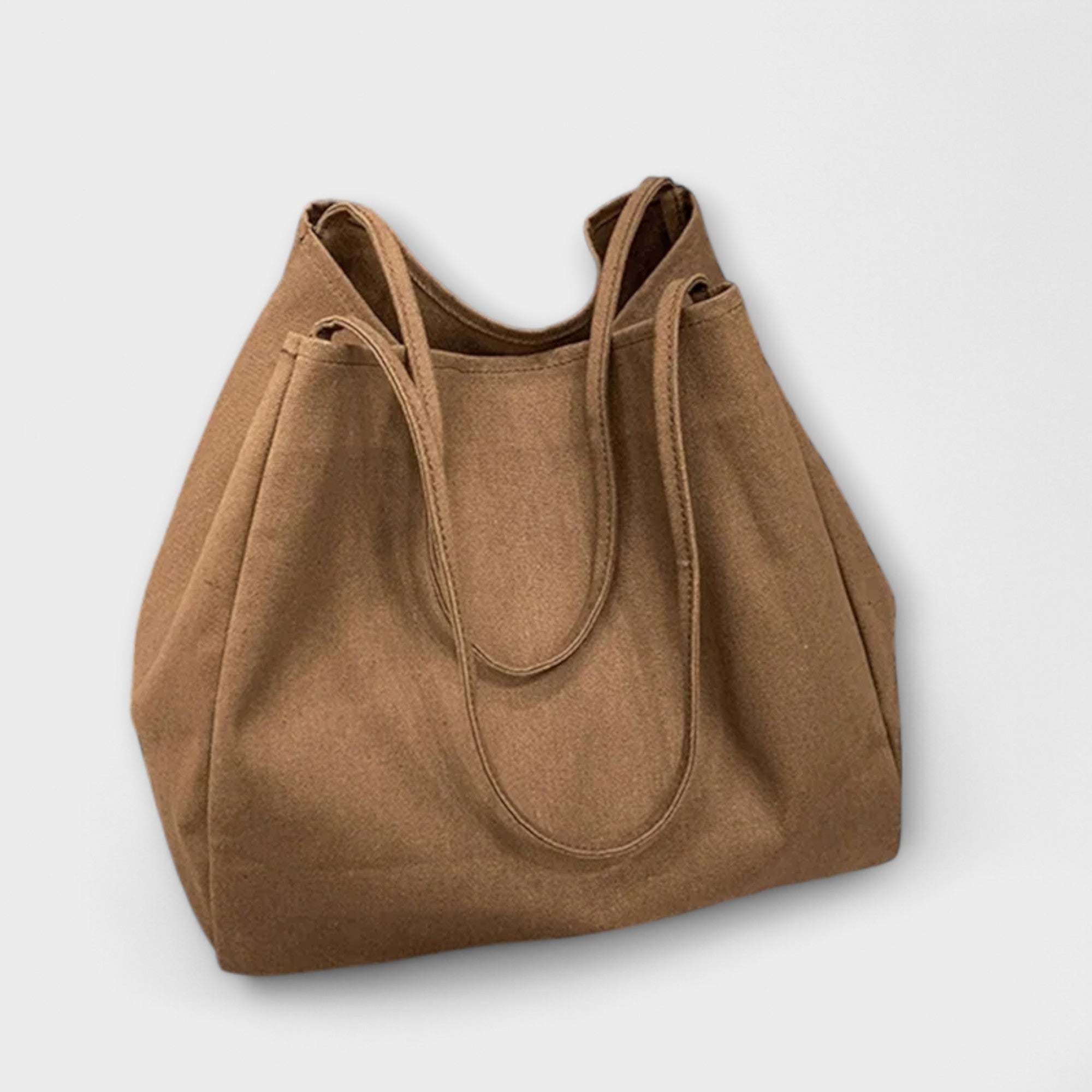 Aud - Premium Stor Canvas-shoppertaske
