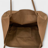 Aud - Premium Stor Canvas-shoppertaske
