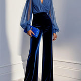 Maud - Stilfuld Jumpsuit med V-hals