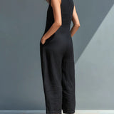 Lotte - Minimalistisk Stropløs Jumpsuit