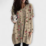 Layla - Tunika med Blomsterdesign