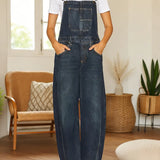 Nora - Denim-jumpsuit med Lommer