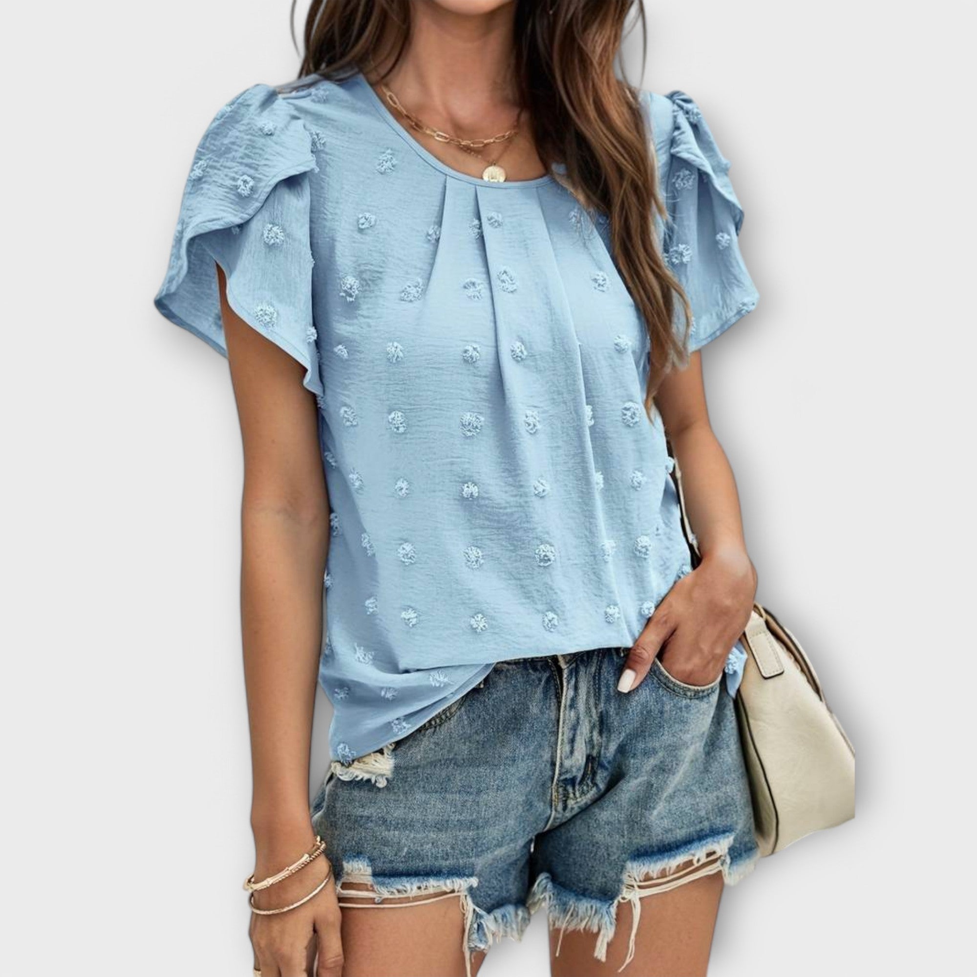 Cecilie - Ideel Prikket Bluse