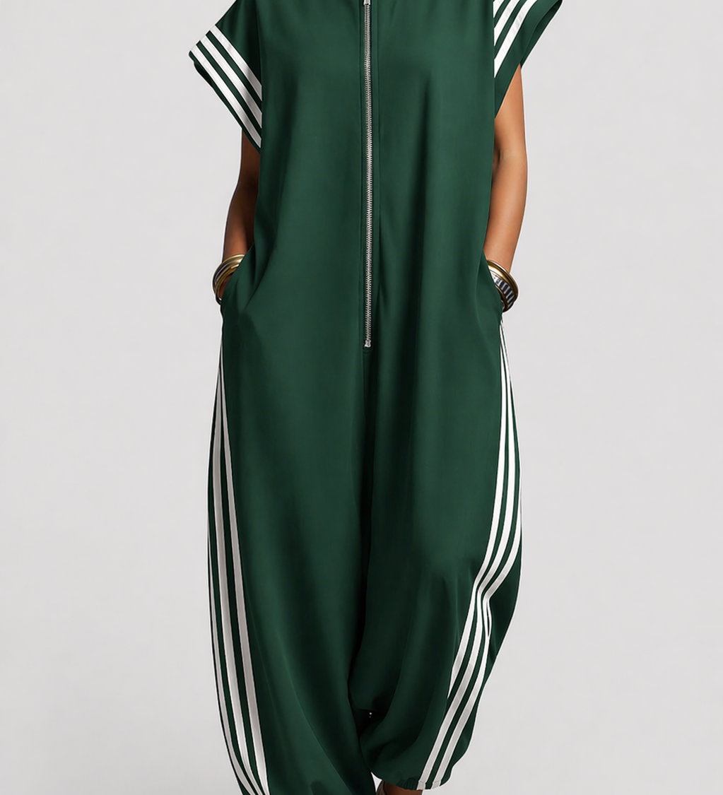 Valentina - Jumpsuit med Lynlåskrave