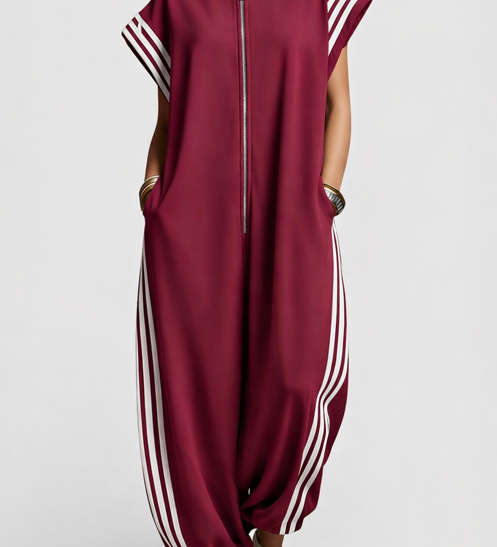 Valentina - Jumpsuit med Lynlåskrave