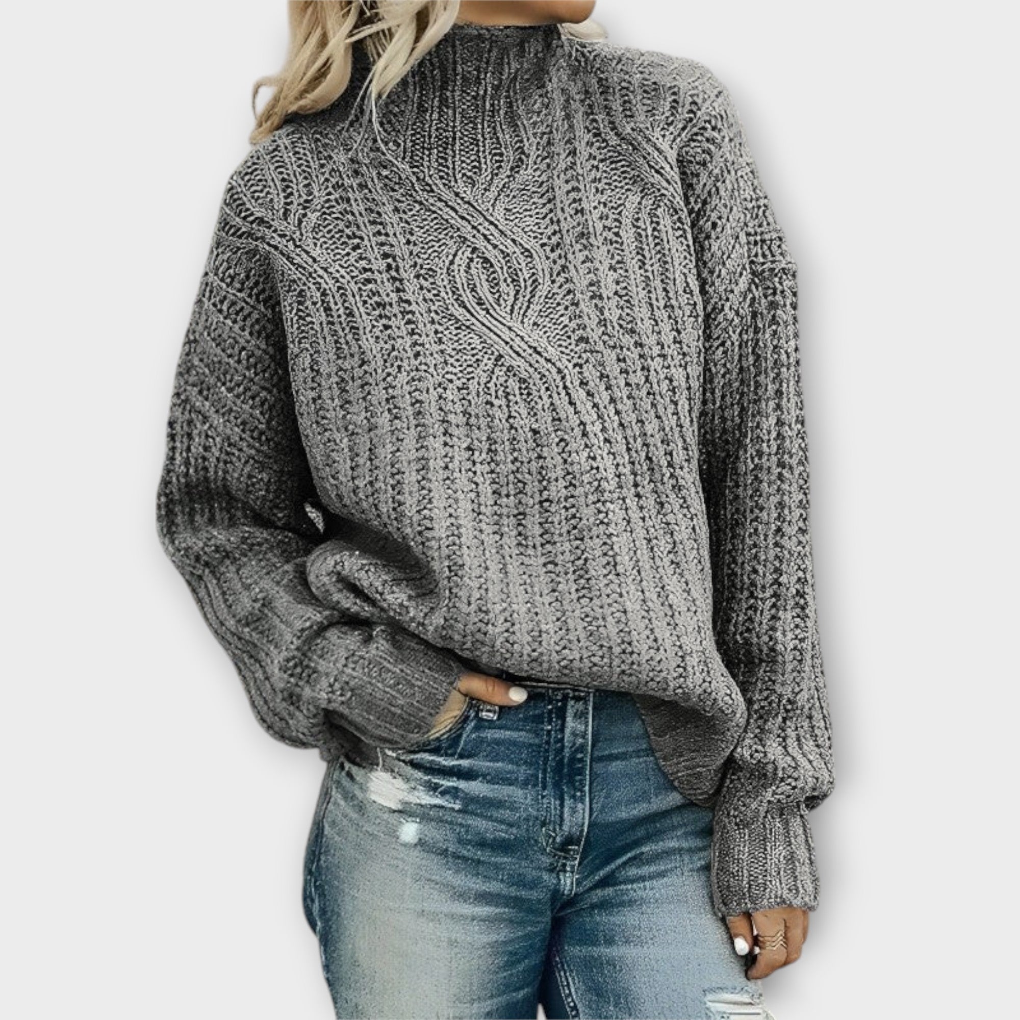 Harper - Stilfuld Strikbluse