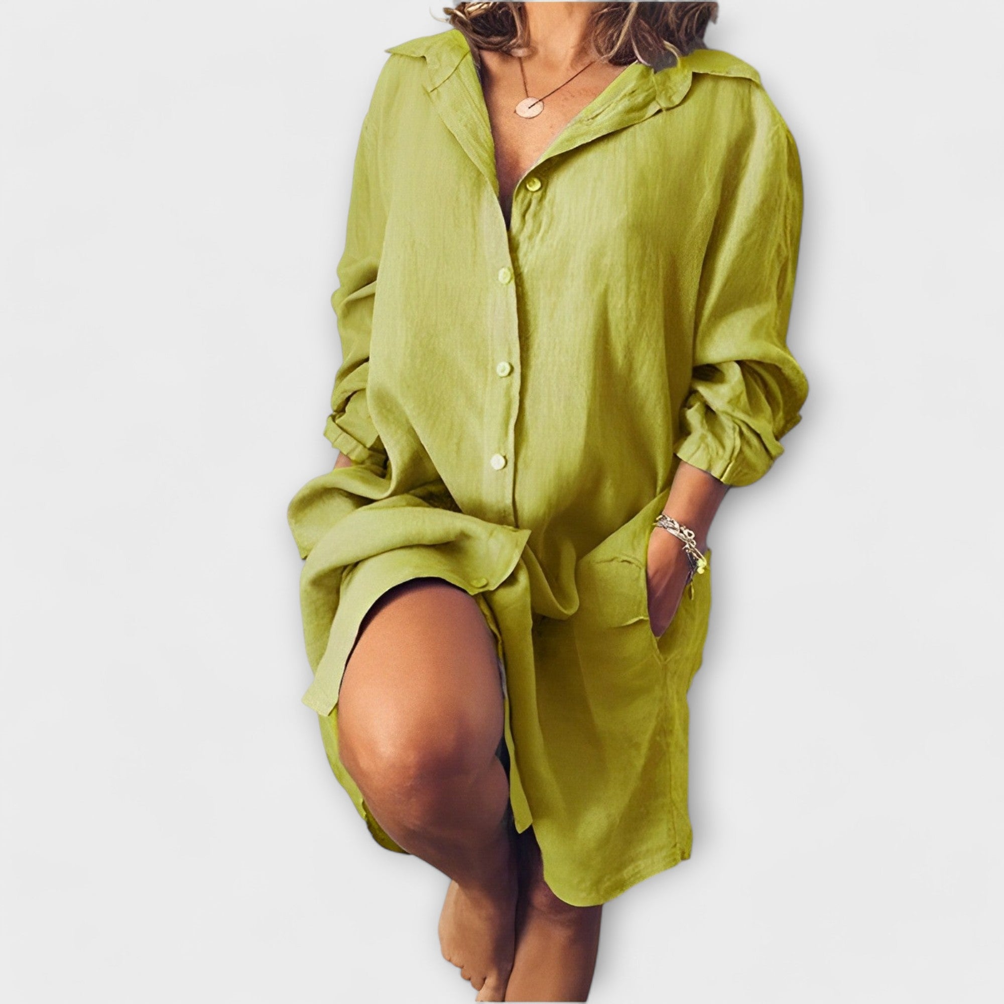Elegant Stribet Bluse til Daglig Brug