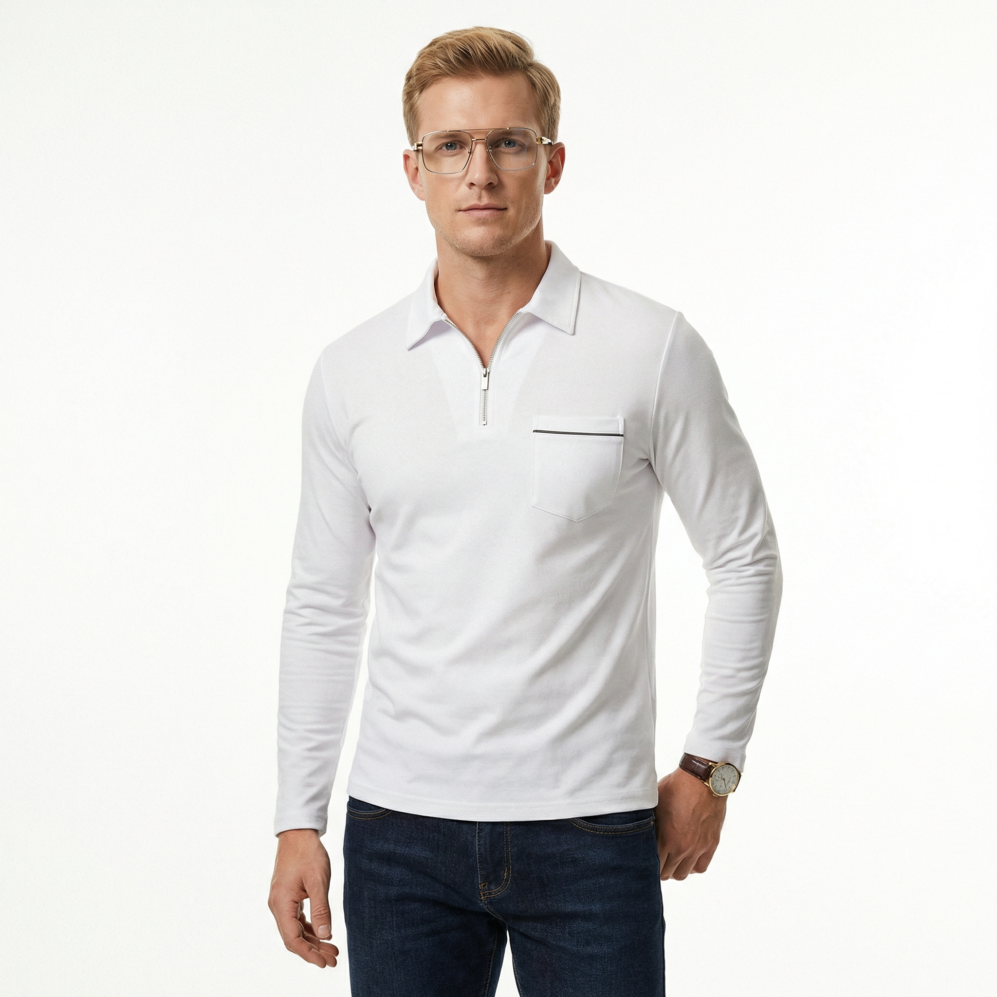 Lars - Langærmet Polo