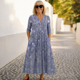 Olivia - Elegant V-udskæringskjole