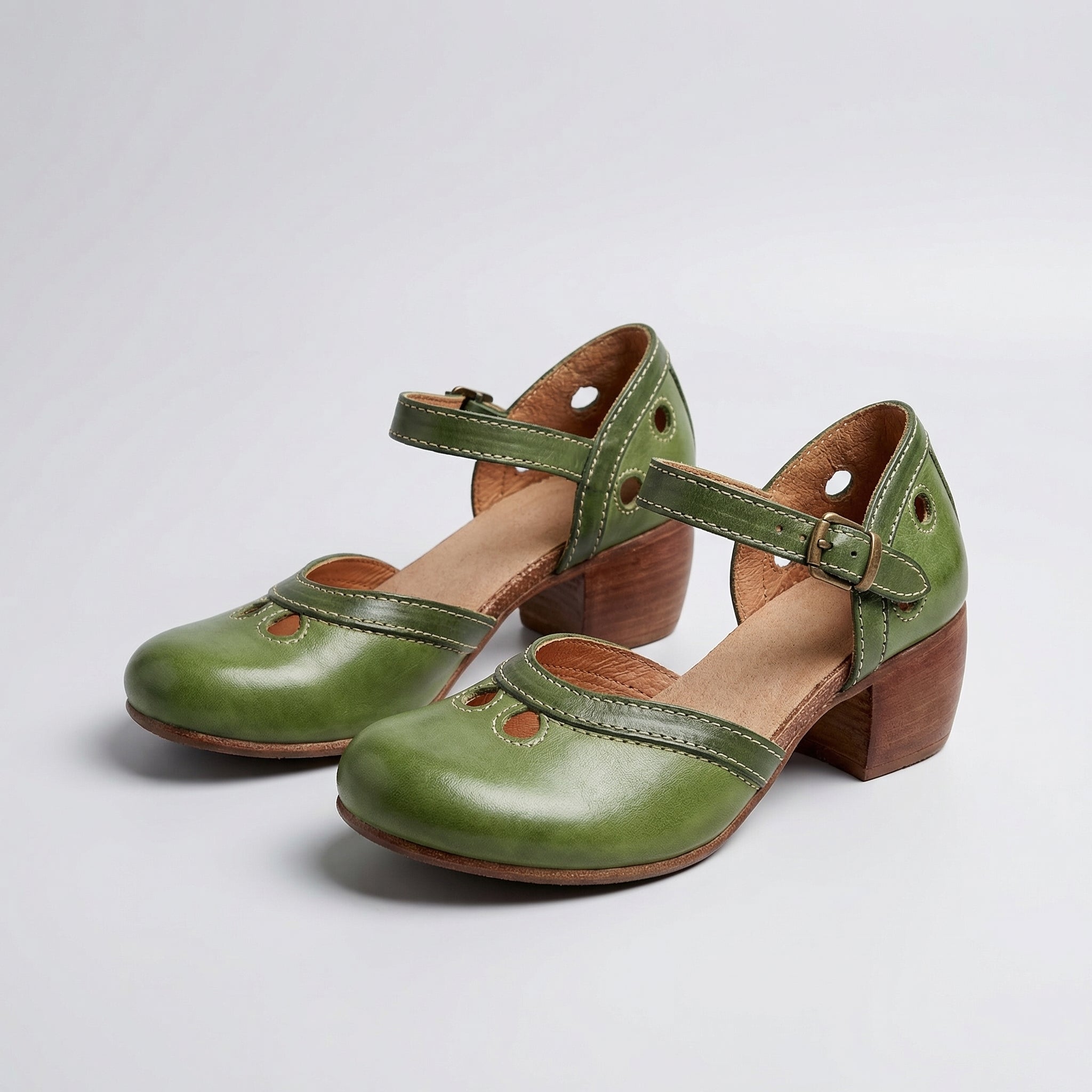 Louise - Ortopædiske Sandaler med Lav Hæl