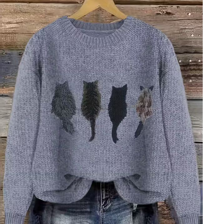 Nora - Kunstnerisk Strikbluse