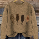 Nora - Kunstnerisk Strikbluse