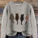 Nora - Kunstnerisk Strikbluse