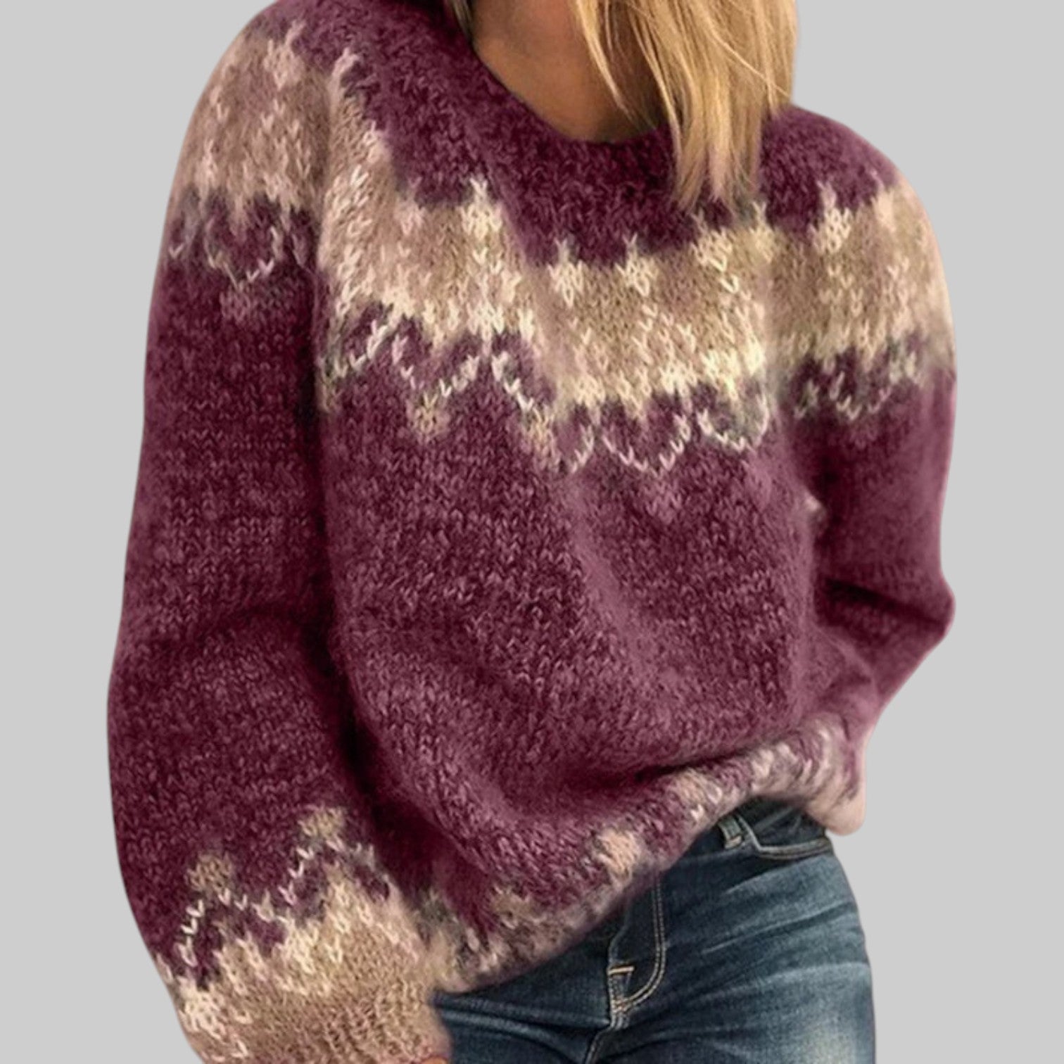 Elsa - Langærmet Rugby-stil Bluse