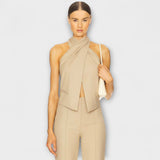 Juni - Krydsstrop Halterneck Top